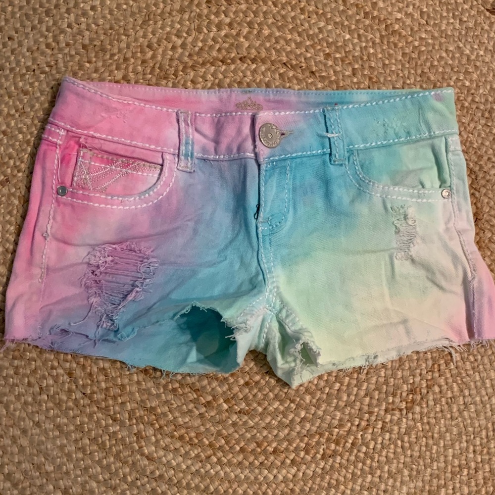 Tye die shorts size 9